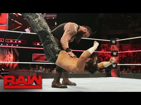 Matt Hardy vs. Braun Strowman: Raw, Oct. 9, 2017