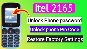 Itel 2165 Unlock phone password CM2 | Factory Reset | Find Boot key itel 2165 2025