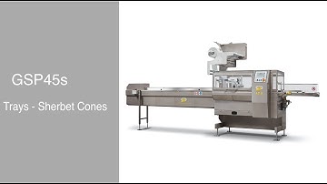 Pacmatix Pty Ltd - GSP 45s Flow Wrapper - Sherbet Cones in Tray