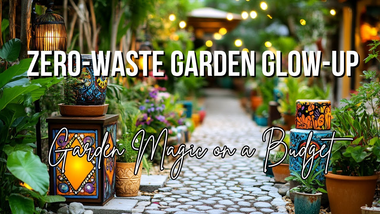 Picture of Zero-Waste Garden Glow-Up: Stunning Outdoor Decor Using Repurposed ...