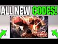 *NEW* ALL CODES IN ATTACK ON TITAN REVOLUTION ROBLOX MAY 2026 ✅ WORKING AOT REVOLUTION CODES!