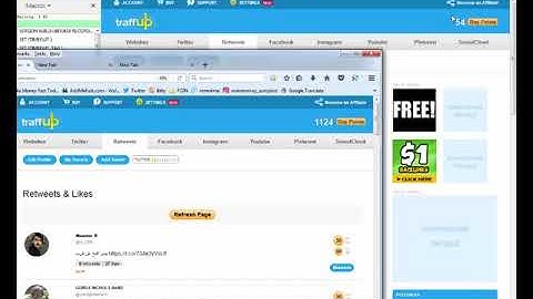 How to get free traffic -Traffup iMacro Scripts Live- Points on Autopilot- Scripts Twitter Retweets.