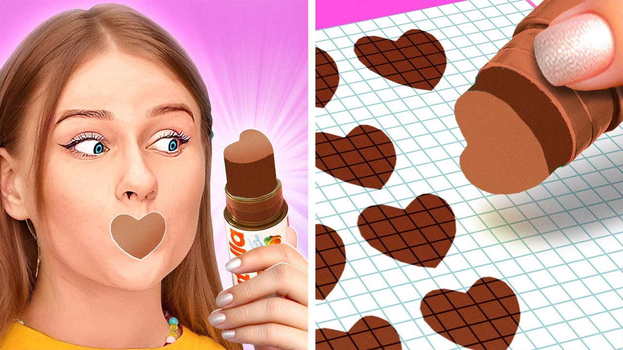 حيل طعام رائعة || كيفية إخفاء طعامك المفضل في أي مكان بواسطة 123GO!GOLD