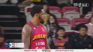 【HIGHLIGHTS】 James Kelly H/L | Sakers vs Sonicboom | 20171213 | 2017-18 KBL