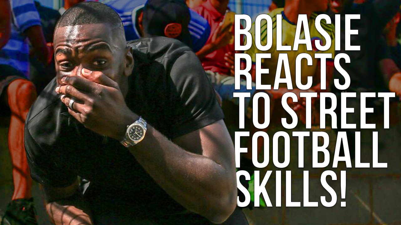 Yannick Bolasie reacts to crazy street football skills! | The Last Stand tournament