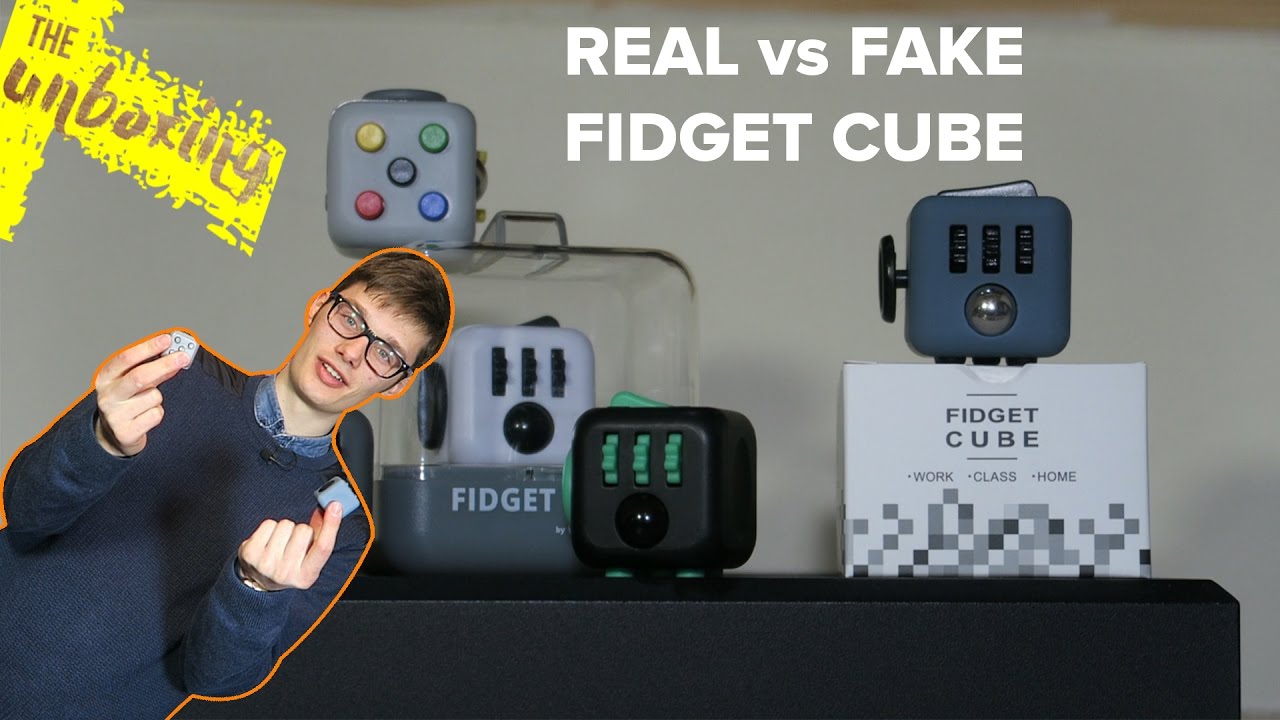 REAL FAKE FIDGET CUBE -