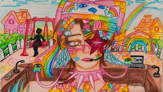 || DREAMLAND👁️🌈✨ || READ DESK! ||#art #oc #dreamcore #games