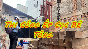 Đầy đủ quá trình ép cọc bê tông cốt thép tại quận Bình Thạnh - CHITHACONST