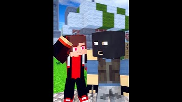 JJ and Mikey : When You Choose The Wrong Person = ☠️#shorts #cubestory #minecraft