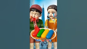 Squid Game AI Edible Slime ASMR Mukbang #squidgame #squidgame2 #ai #asmr #cute #funny #cutebaby #fyp