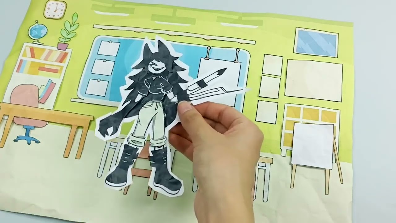 Fundamental paper education 📐Miss Circle Pregnant with many baby student   Basics in Behavior diy