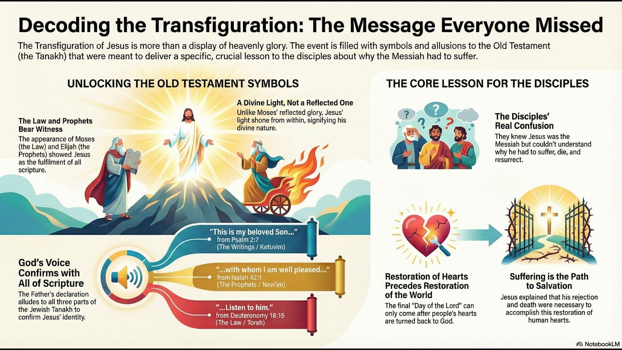 Transfiguration Message 33 The Real Message of the Transfiguration - YouTube