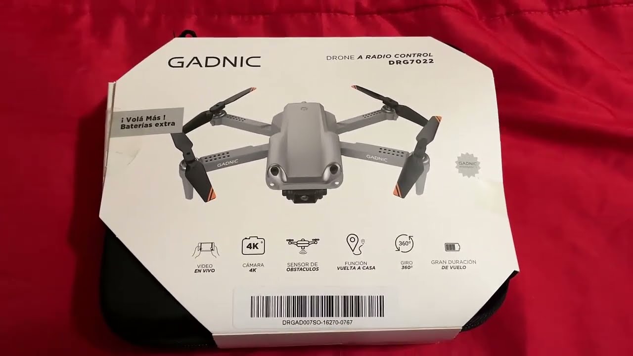 Drone DRG7022 con cámara 4K HD FPV doble cámara de evitación de