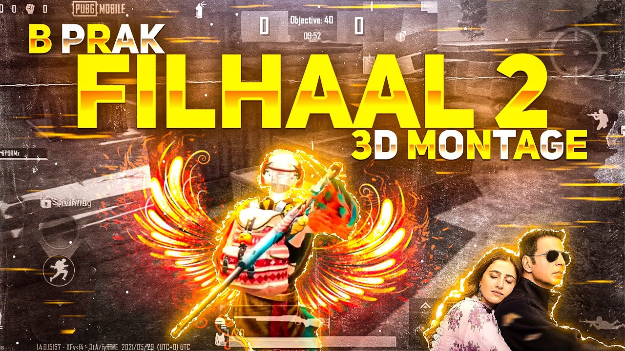 Mohabbat ( Filhaal 2 ) || PUBG 3D💖 Edited Montage || Beat Sync Velocity Montage