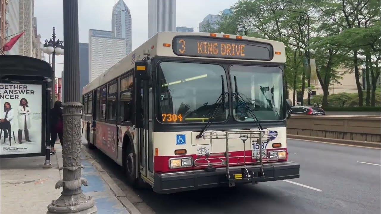 CTA Bus 20062007 New Flyer D40LF Buses Halsted Station & Along
