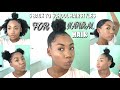 5 HEATLESS BACK TO SCHOOL HAIRSTYLES on NATURAL HAIR *EASY AND SIMPLE* 