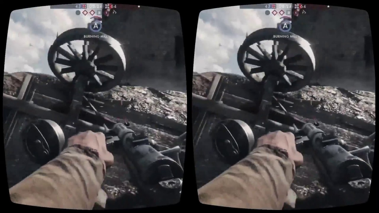 Battlefield 1 TriDef 3D VR mod multiplayer battle in Oculus Rift 3D ...