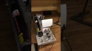 A/O Modulator Splits the Beam Periodically