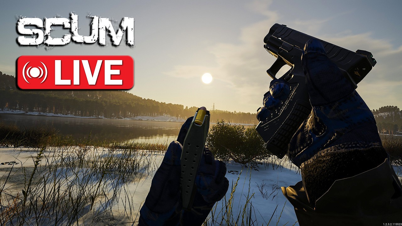 Scum Hardcore Survival Live Gameplay - Supermax Server - Day 2