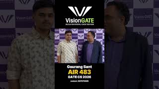 GATE CS 2026 AIR 483 | Gaurang Sant