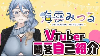 「【自己紹介】Vtuber一問一答自己紹介【海雲みつる】」のサムネイル