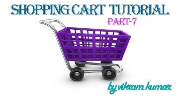 shopping cart tutorial in hindi part - 7 - cart page