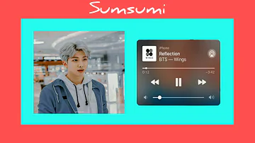 BTS RM - WINGS / Reflection