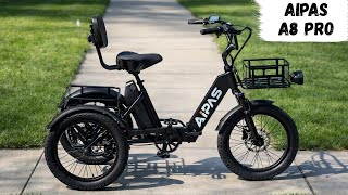 Aipas A8 Pro Trekker E-Trike Review & First Impressions!