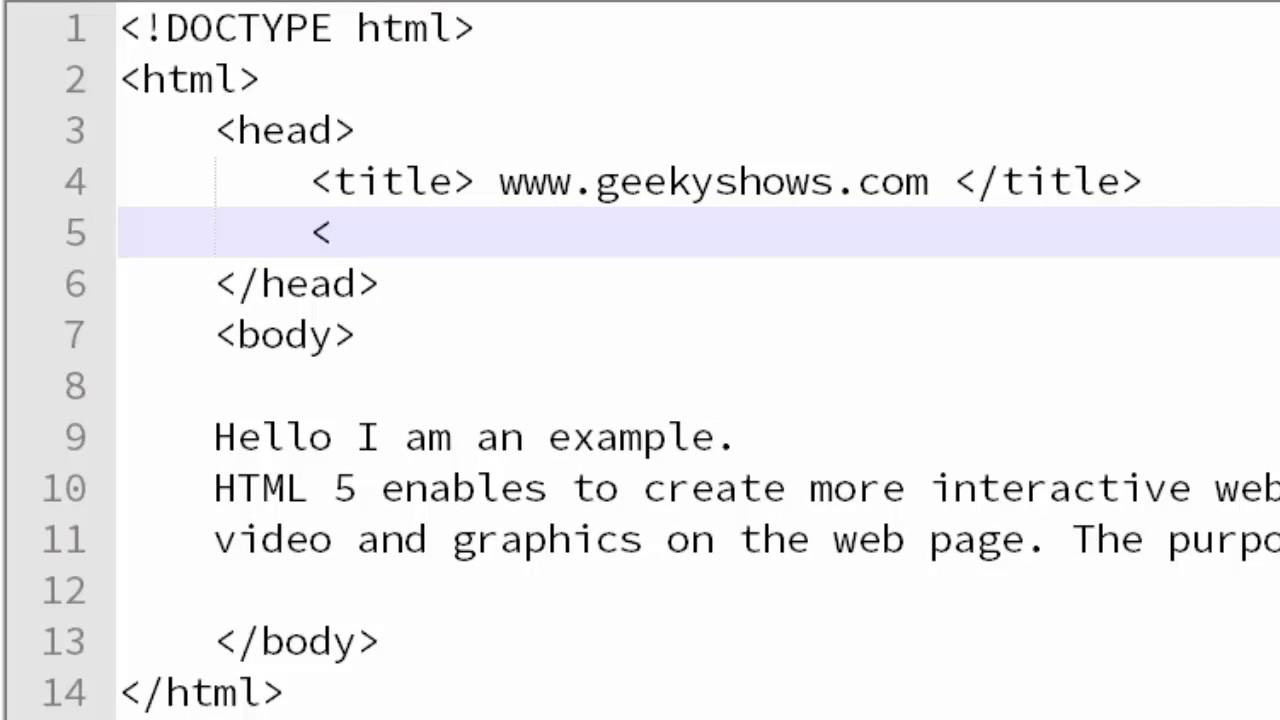 30. Description of a Web page or name and content attribute in HTML ...