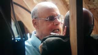Tobias licks George Sr's hand