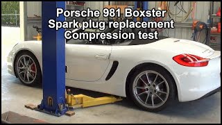 981 Spark plugs, compression test