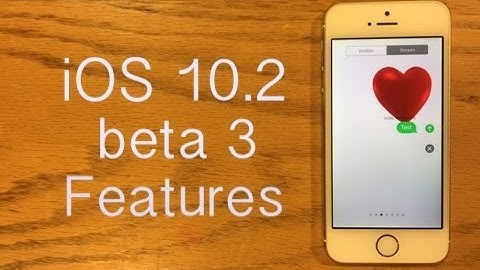 iOS 10.2 beta 3 - NEW Features & Changes