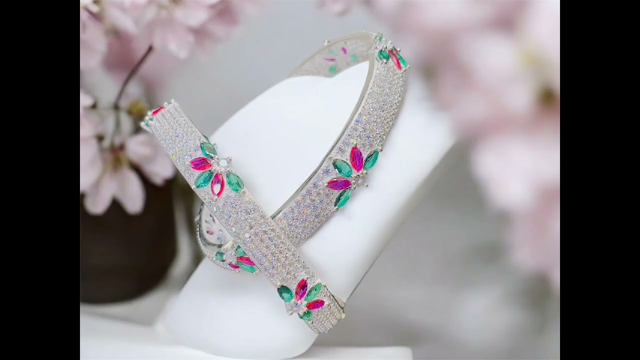 New design silver kangan 