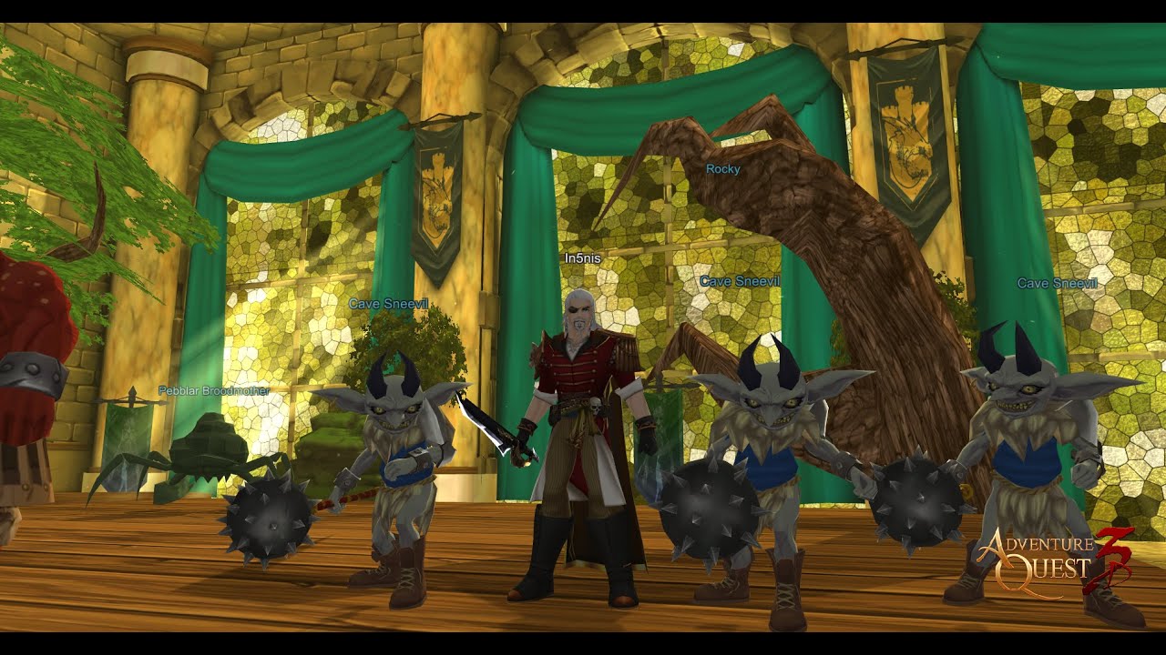 AQ3D Museum Exhibit Livingstone Cavern Broodmother, Trolluk, Rocky