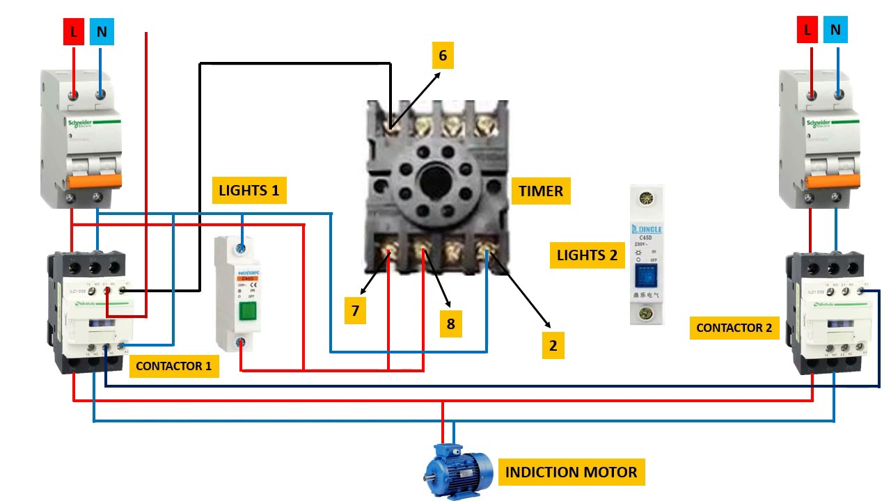 Automatic Transfer Switch with interlock Diagram - YouTube