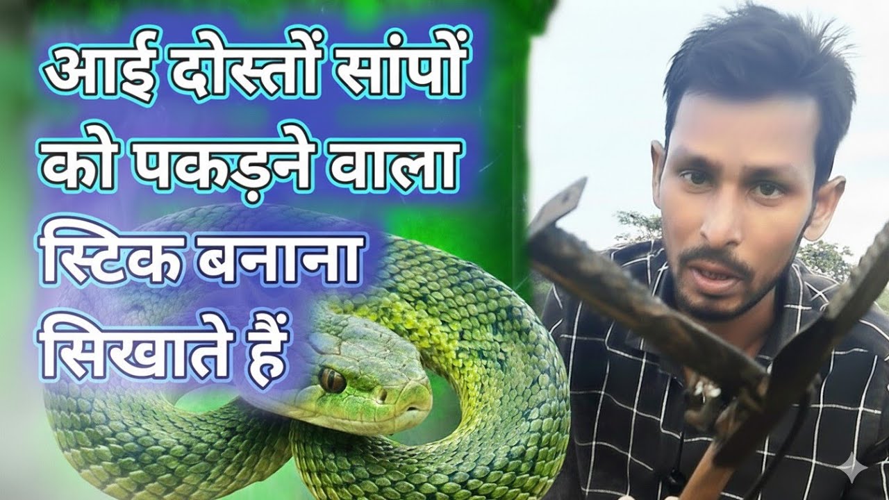 😱 साँप को पकड़ने वाला डंडा ऐसे बनाएँ! | Snake Stick Making at Home