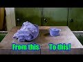How to make XL Sized Compressed Towel with Hydraulic Press