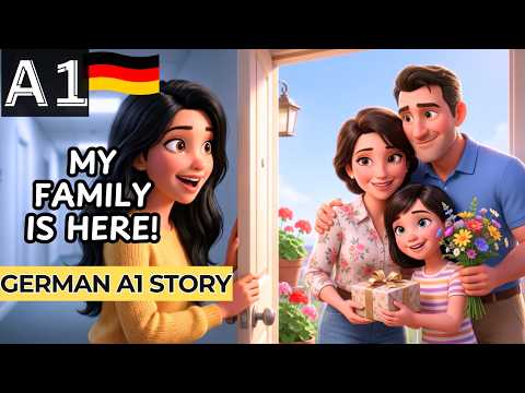 German for Beginners | A1 Family Story | Simple Listening & Translation