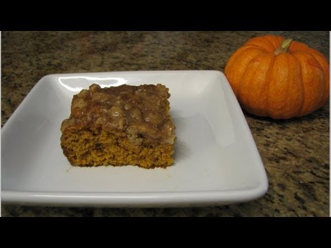 Pumpkin Coffee Cake with Brown Sugar Glaze - Lynn's Recipes