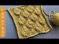 Узор ЛИСТЬЯ🌿 спицами (+СХЕМА) для вязания кардигана/свитера/топа/Leaf stitch Pattern🌿 For Cardigan