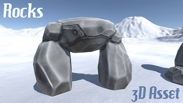 Low Poly High Detail Rocks, 3d General and Game Assets