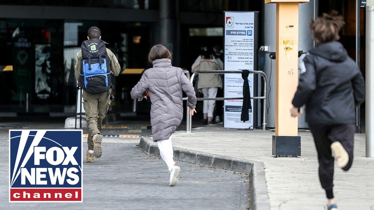 WATCH: Israelis take cover as sirens sound nationwide, state of emergency declared