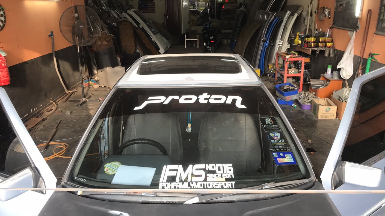 🔴PROTON SAGA LAME INSTALLATION SUNROOF HONDA JAZZ TWO STEP YouTube