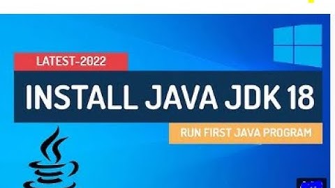 Java 18 download and install | Run Java 18 First  Program #javatcoding