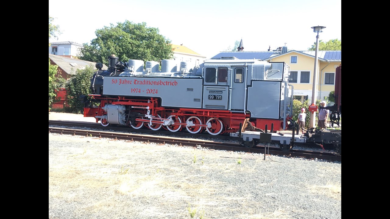 50 Jahre Traditionsbetrieb in Radebeul - Festwochenende - Lößnitzgrundbahn