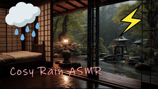 Fall Asleep Quickly With Rain Sounds In A Cosy Japanese Garden