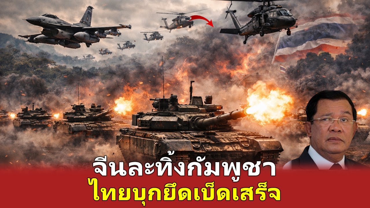 ปฏิบัติการสายฟ้าฟาดเขาพระวิหาร: จีนทิ้งกัมพูชา กองทัพไทยบดขยี้ฐานที่มั่นใน 24 ชั่วโมง!
