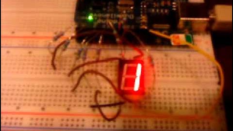 Arduino 筆記 - Lab7 使用七段顯示器製作倒數功能