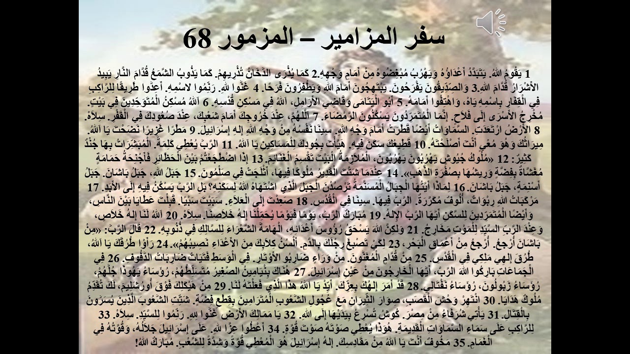 68-  تبسيط سفر المزامير - مزمور 68  - أبونا لوقا ماهر