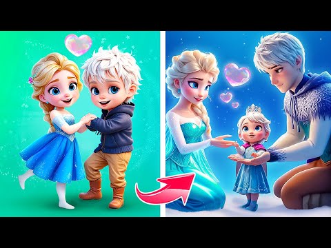 Elsa Frozen and Jack Frost! What Happened at the Party? Frozen DIYs for LOL OMG